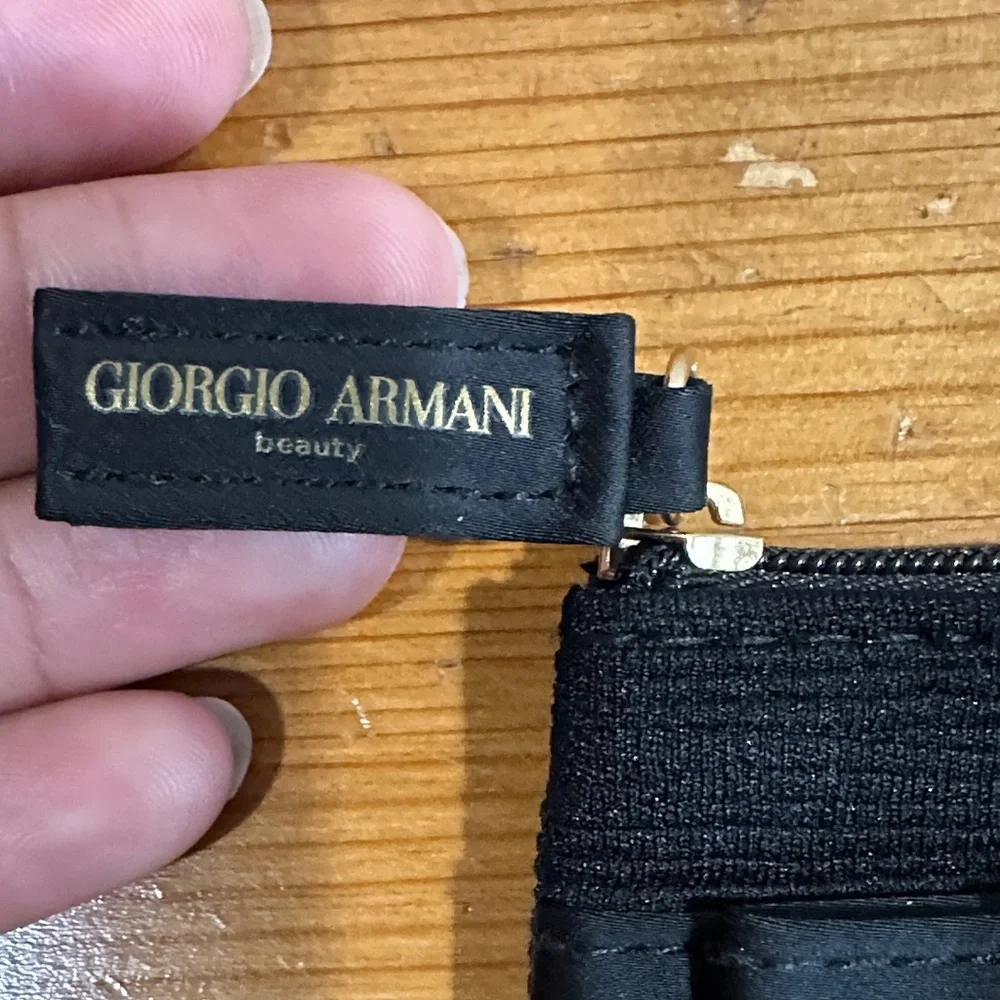 GIORGIO ARMANI. Beauty Black Makeup bag